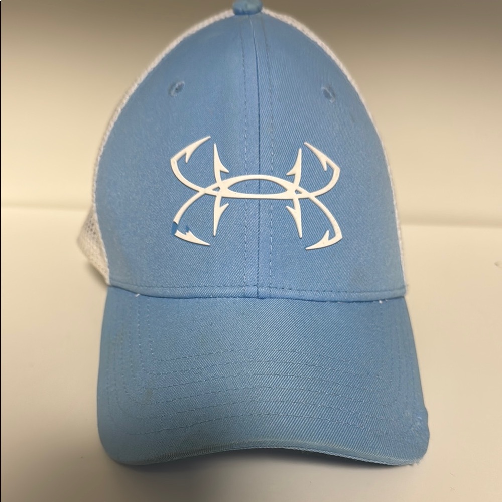Under Armour Blue and White Cap